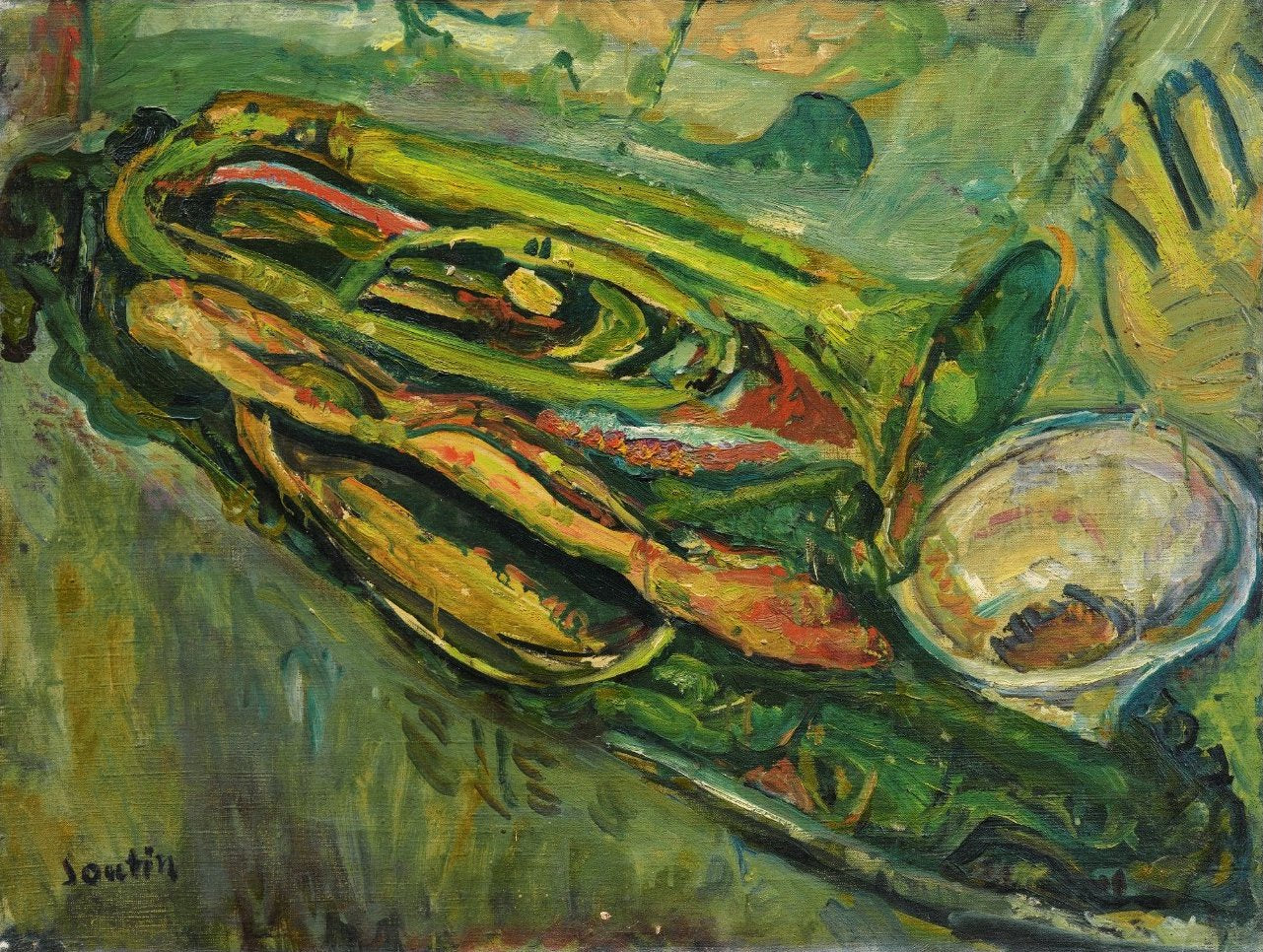 Nature Morte Verte by Chaïm Soutine - Chaim Soutine