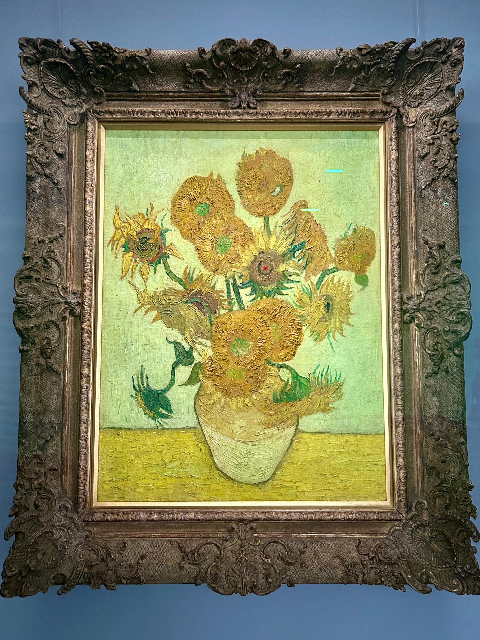 Stilleben: Vas med femton solrosor - Vincent van Gogh