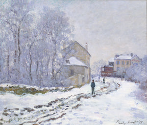Snö i Argenteuil - Claude Monet
