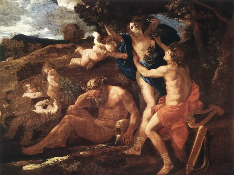 Apollon och Daphné - Nicolas Poussin