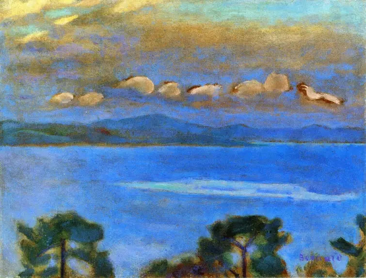 Nattlandskap, Golfe de Saint-Tropez - Pierre Bonnard