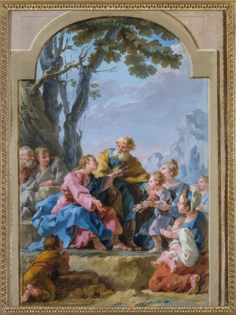 Le Christ et les Petits Enfants - Noël Hallé