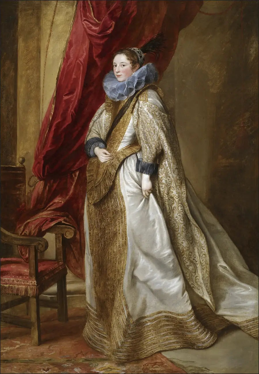 Portrait d’une noble génoise - Antoine van Dyck - Alpha Reproduction