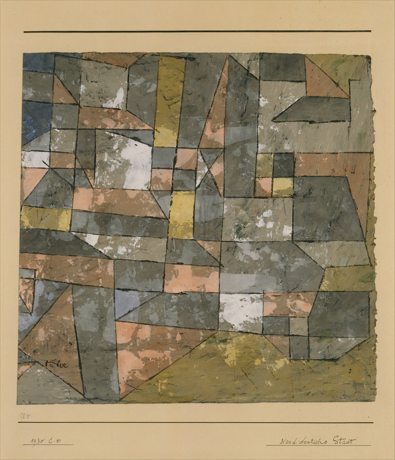 North German City - Paul Klee