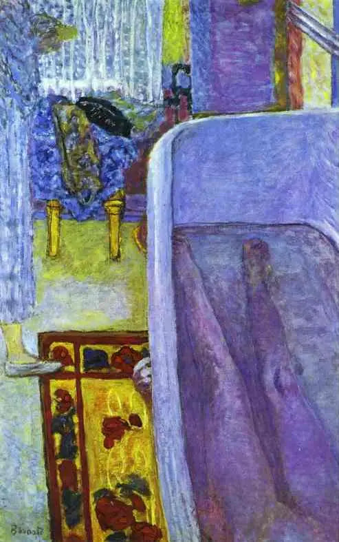 Nu i badkaret - Pierre Bonnard
