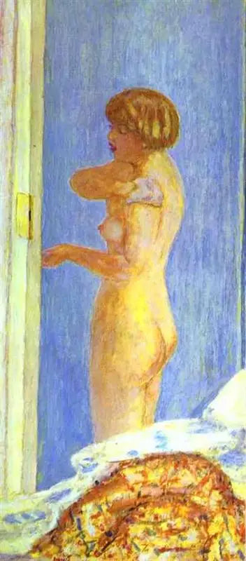 Nu med fotöverkast - Pierre Bonnard