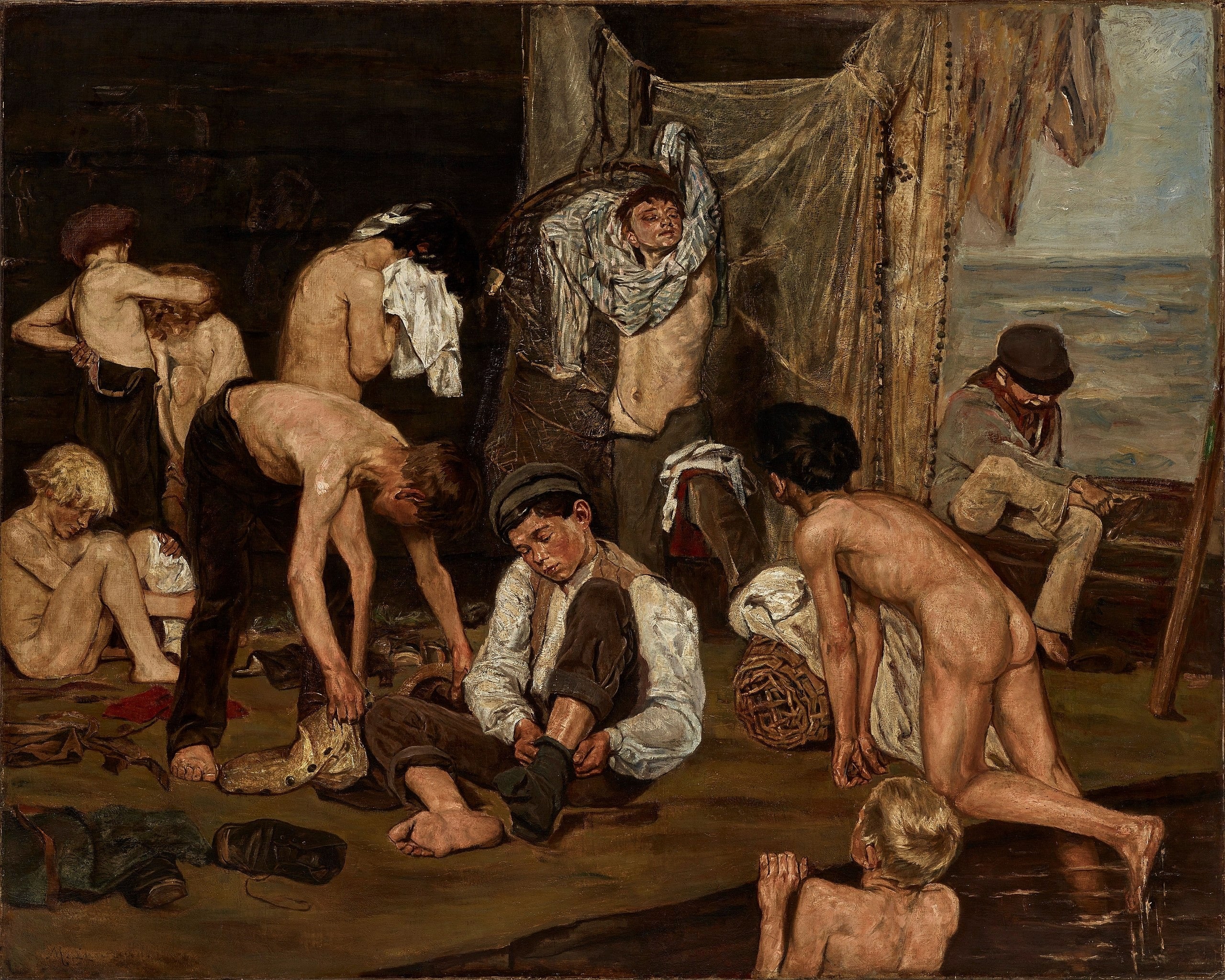 Vid poolen - Max Liebermann