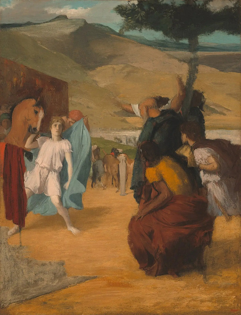 Alexandre och Byssefalus - Edgar Degas