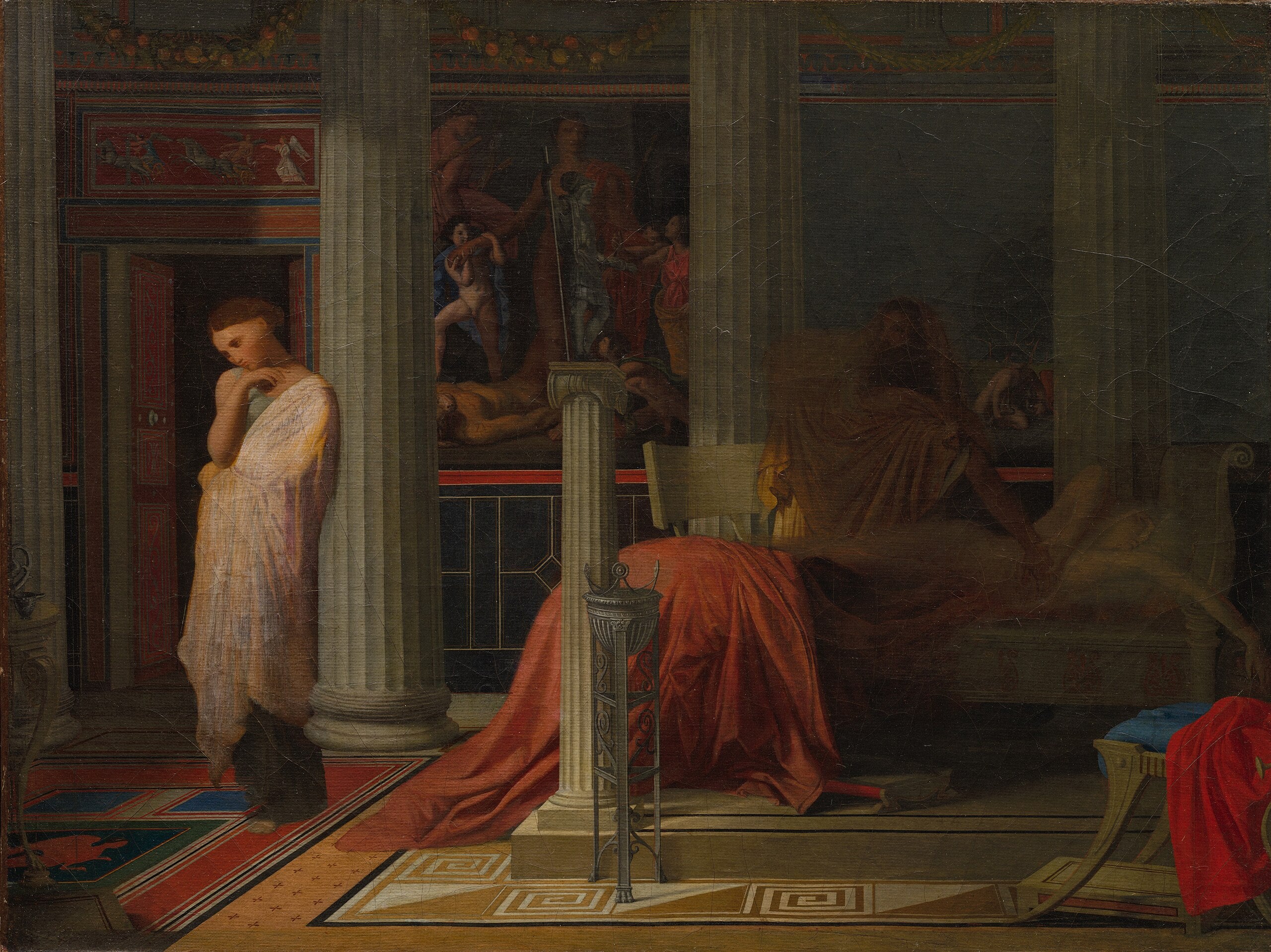 Antiochos och Stratonike - Jean-Auguste-Dominique Ingres