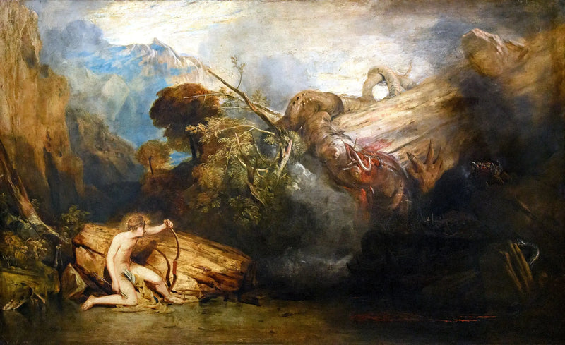Apollon och pythonen - J. M. W. Turner