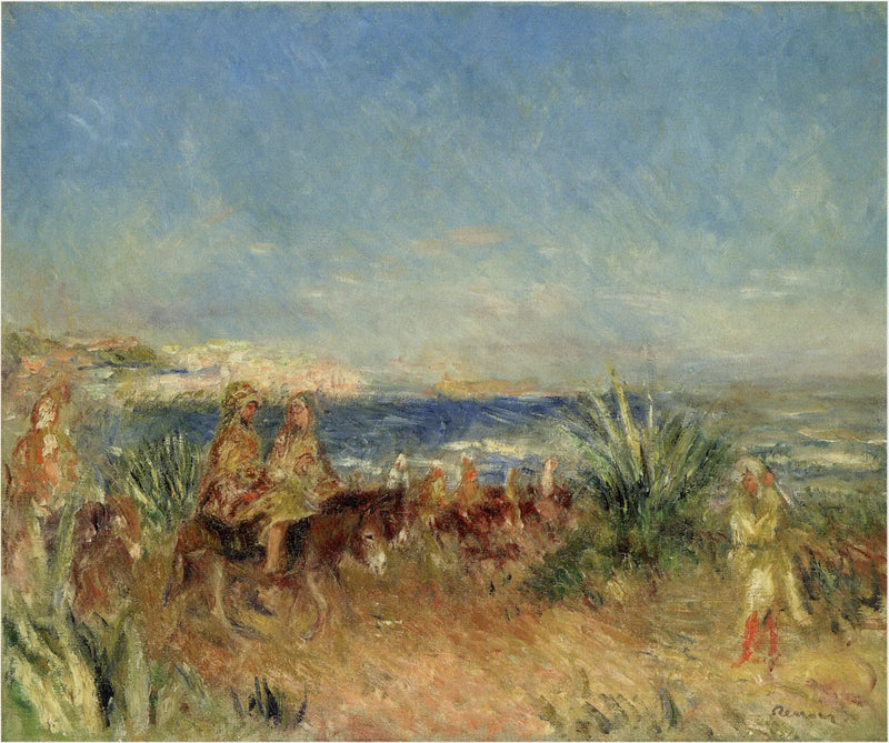 Araber på åsnor - Pierre-Auguste Renoir