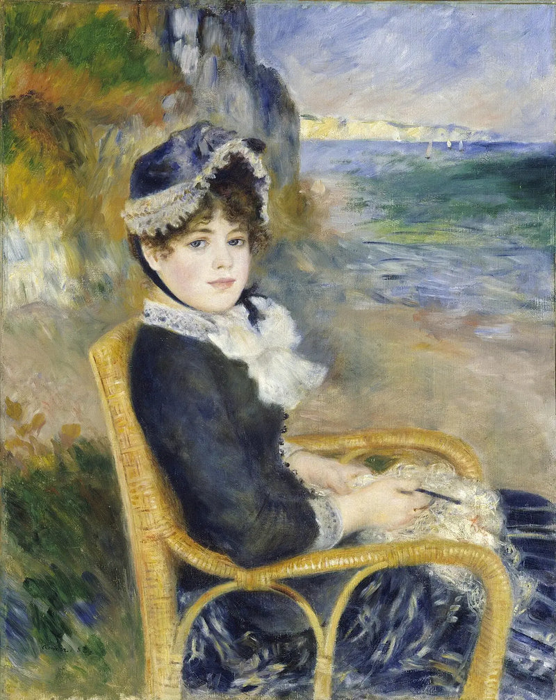 Vid havets kant - Pierre-Auguste Renoir