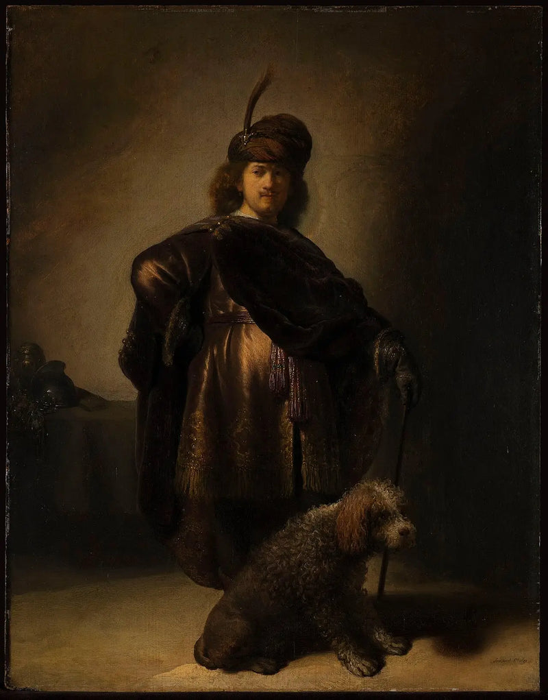 Självporträtt i östliga vanor - Rembrandt