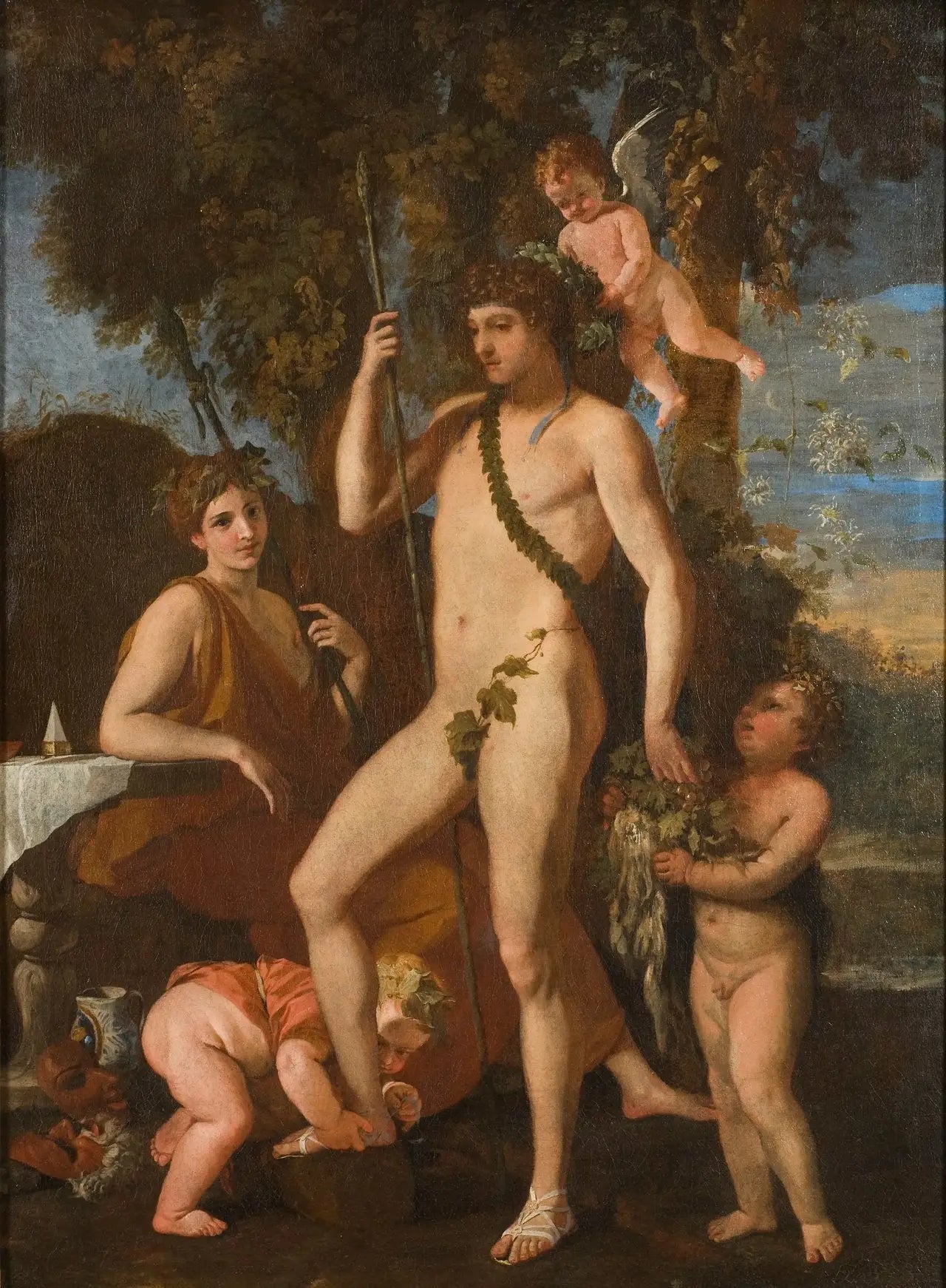 Bacchus-Apollon - Nicolas Poussin - Alpha Reproduction