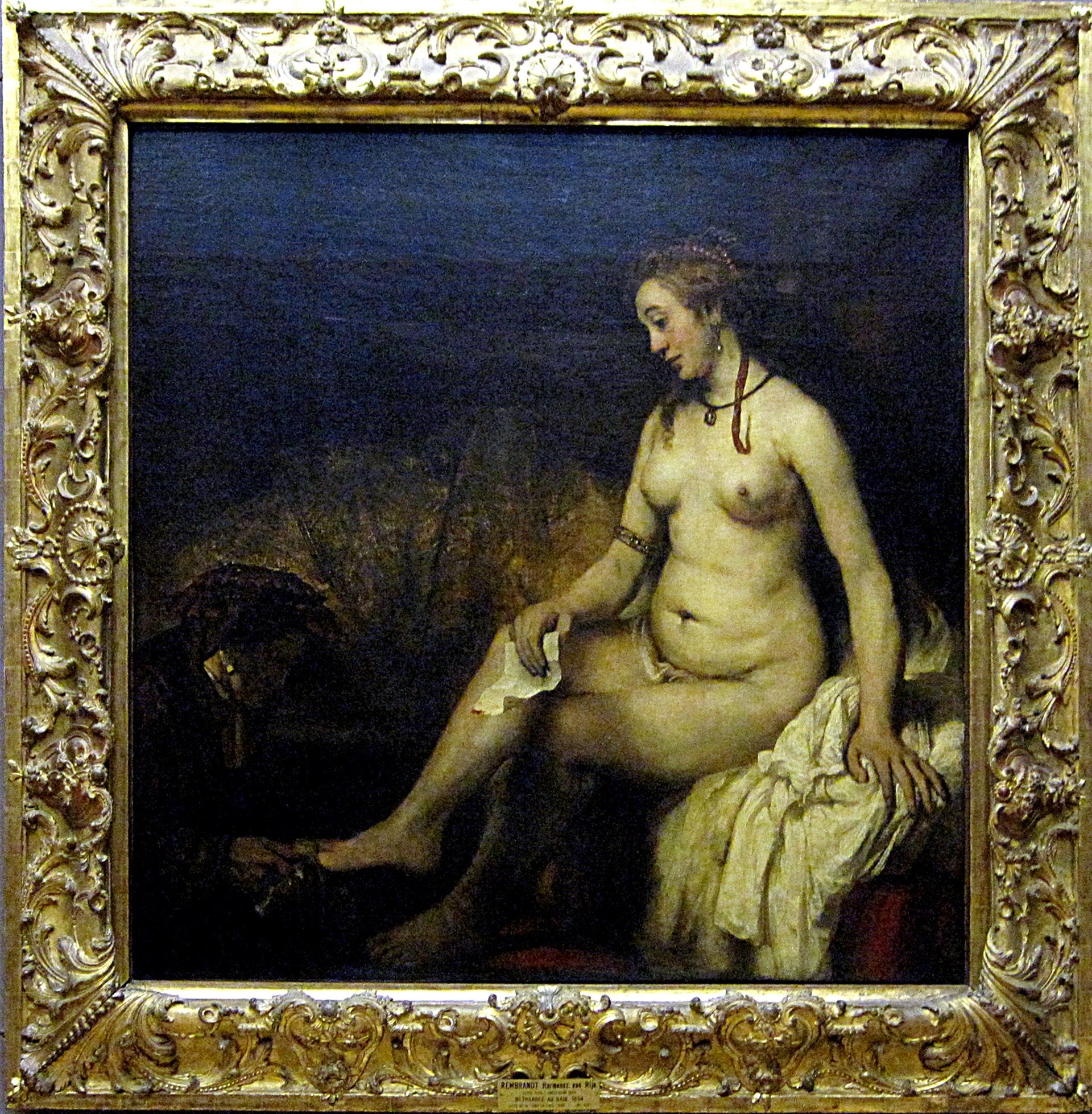 Batsbebad med Davidbrevet - Rembrandt