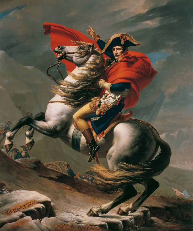 Bonaparte som korsar Grand-Saint-Bernard - Jacques-Louis David