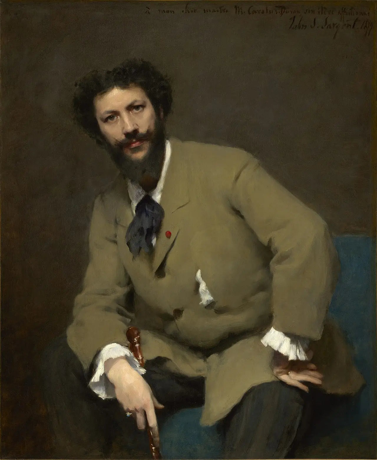 Reproduction du tableau « Carolus-Duran - John Singer Sargent » par Alpha Reproduction en peinture à l’huile