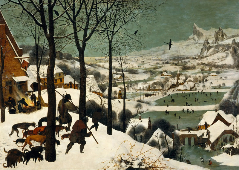 Jägare i snön - Pieter Brueghel den äldre