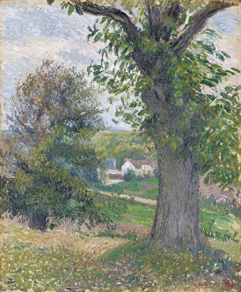 Kastanjer i Osny - Camille Pissarro