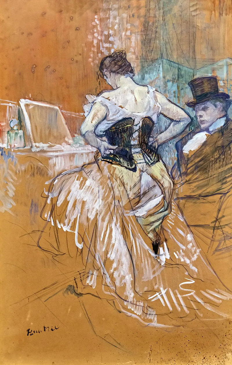 Genomträngning av passage - Henri de Toulouse-Lautrec