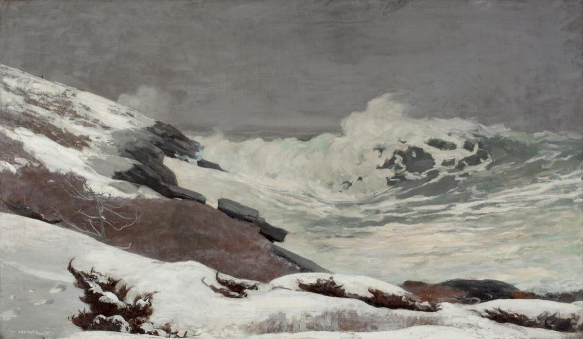 Côte en hiver - Winslow Homer