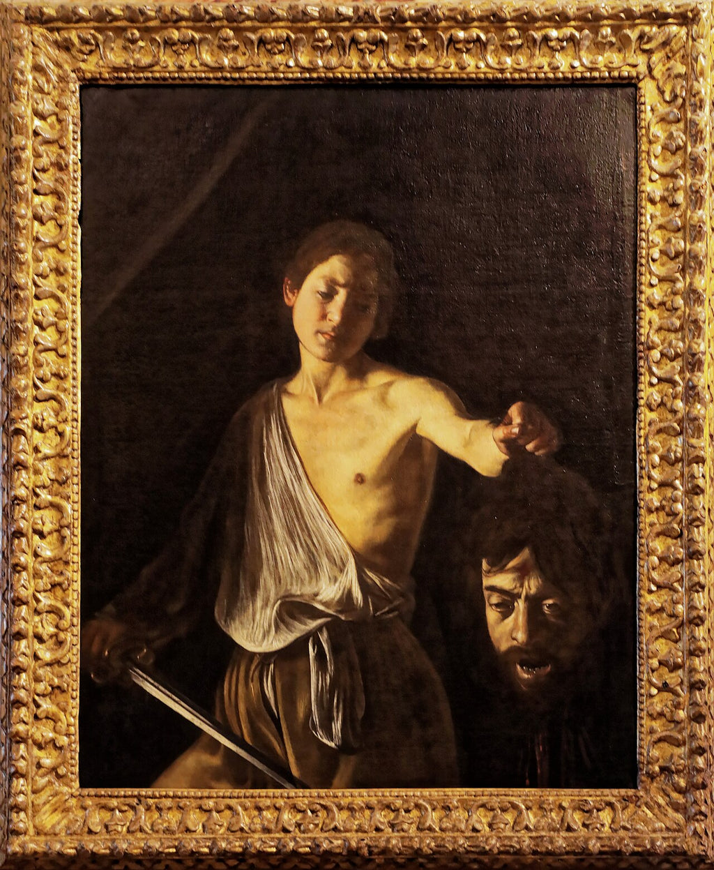 David med Goliats huvud - Caravaggio
