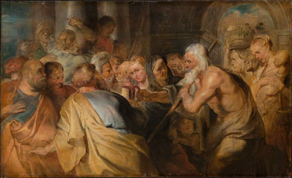 Diogenes på jakt efter en verklig man - Peter Paul Rubens