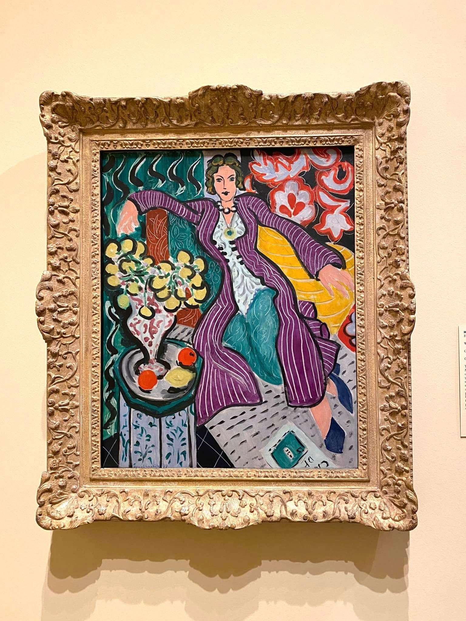 Kvinna i lila kappa - Henri Matisse