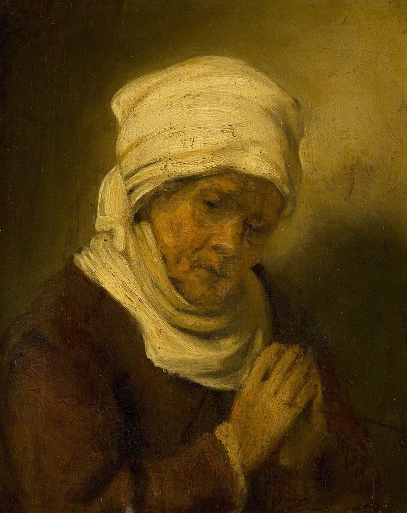 Kvinna i bön - Rembrandt