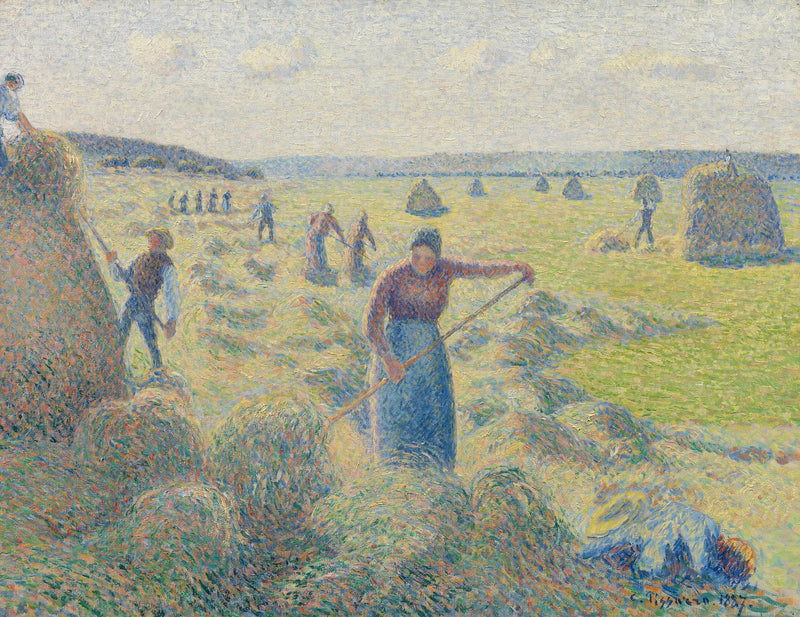 Slåtter, Éragny - Camille Pissarro