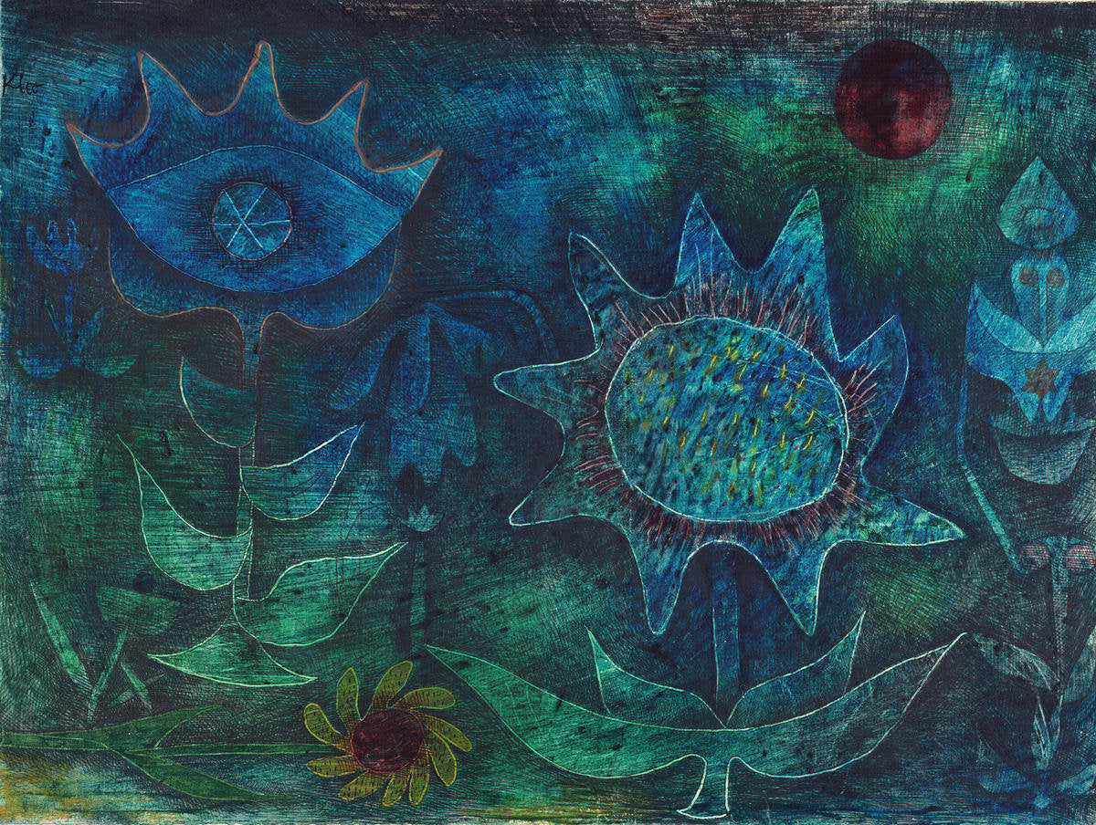 Blommor i natten - Paul Klee