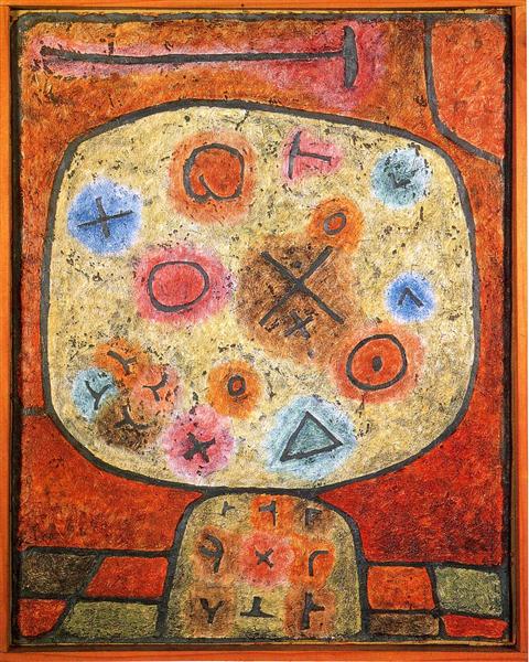 Blommor i stenen - Paul Klee