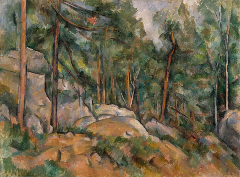 Skogsinredning - Paul Cézanne
