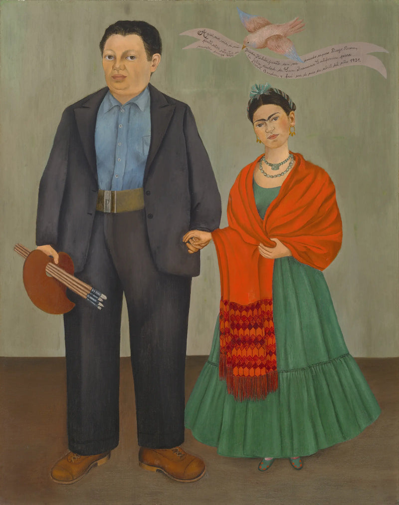 Frida och Diego Rivera - Frida Kahlo