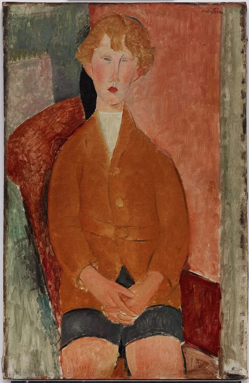 Pojke i shorts - Amedeo Modigliani