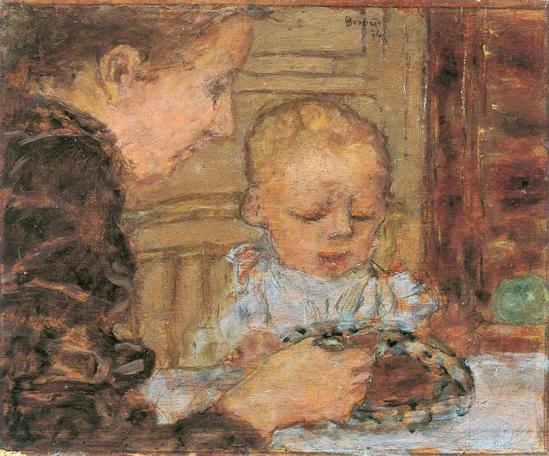 Mormor och barn - Pierre Bonnard