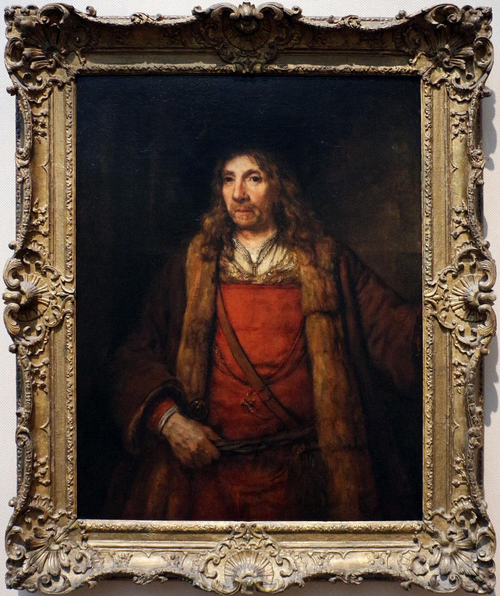 Man i en pälsfodrad kappa - Rembrandt