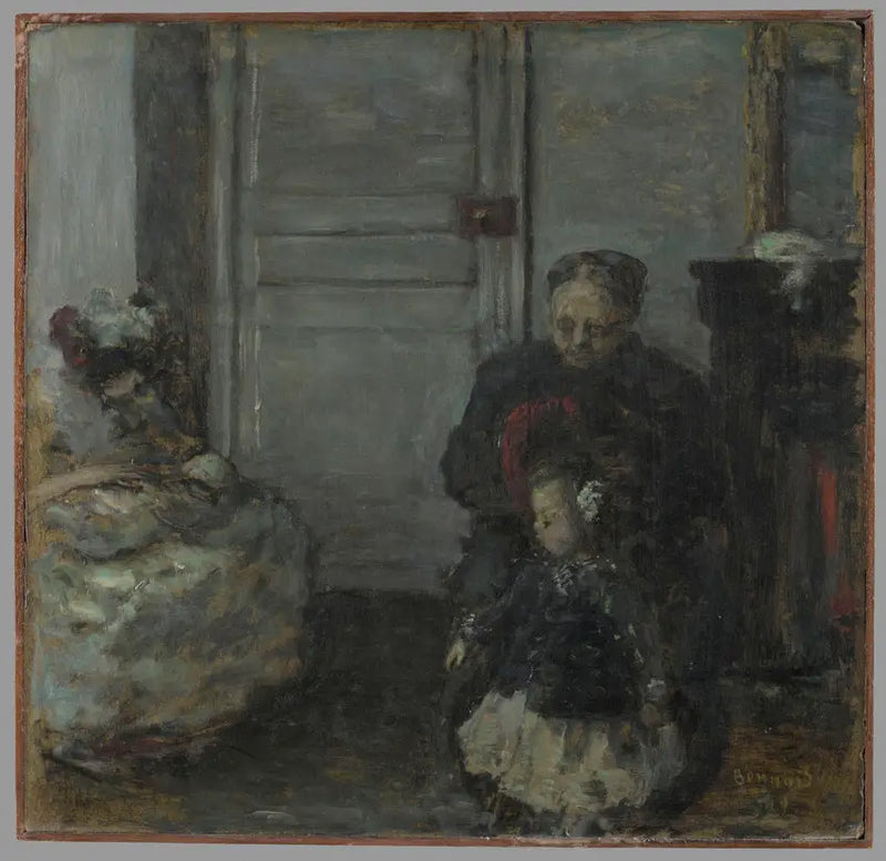 Interiör, kvinna och barn - Pierre Bonnard