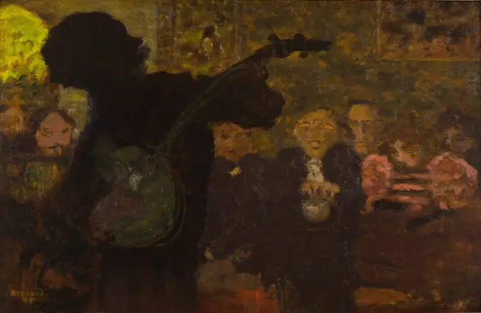 Banjo-spelare - Pierre Bonnard