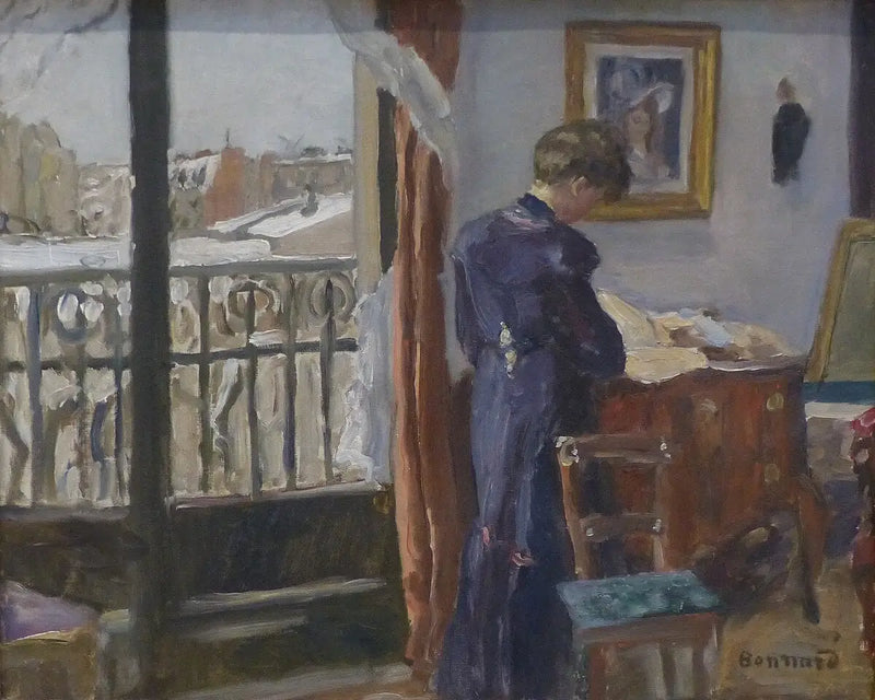 Vinterdag - Pierre Bonnard