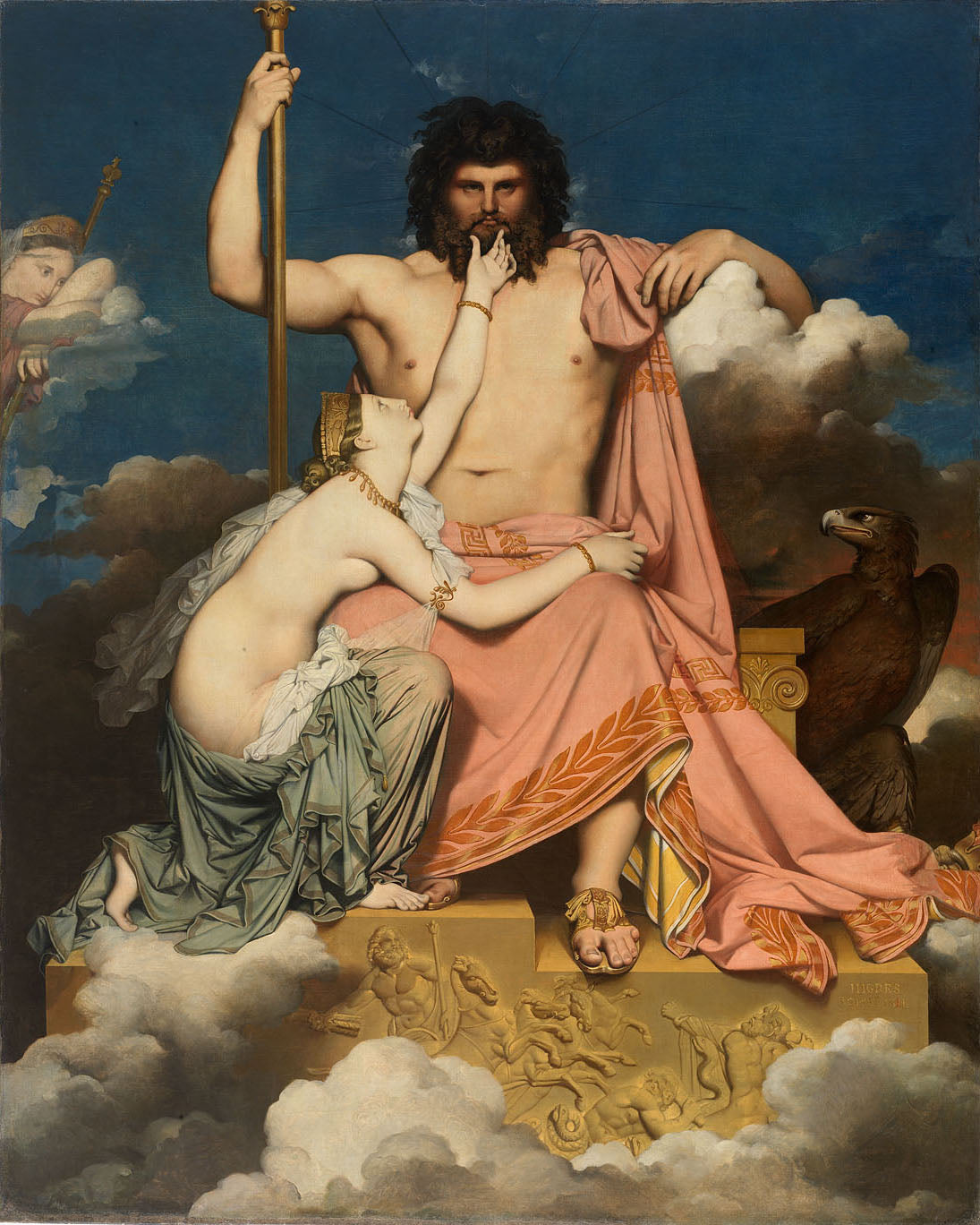 Jupiter och Thetis - Jean-Auguste-Dominique Ingres