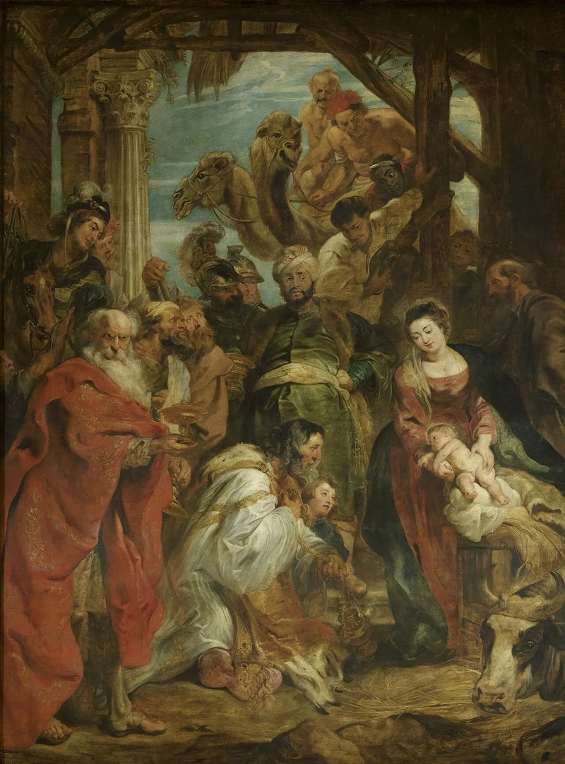 De vise männens tillbedjan - Peter Paul Rubens
