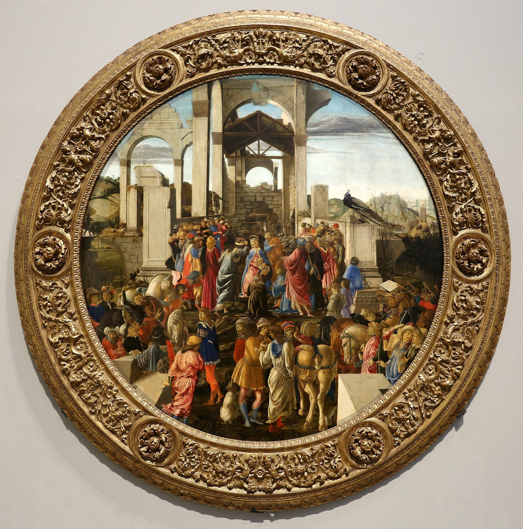 De tre vise männens tillbedjan - Sandro Botticelli