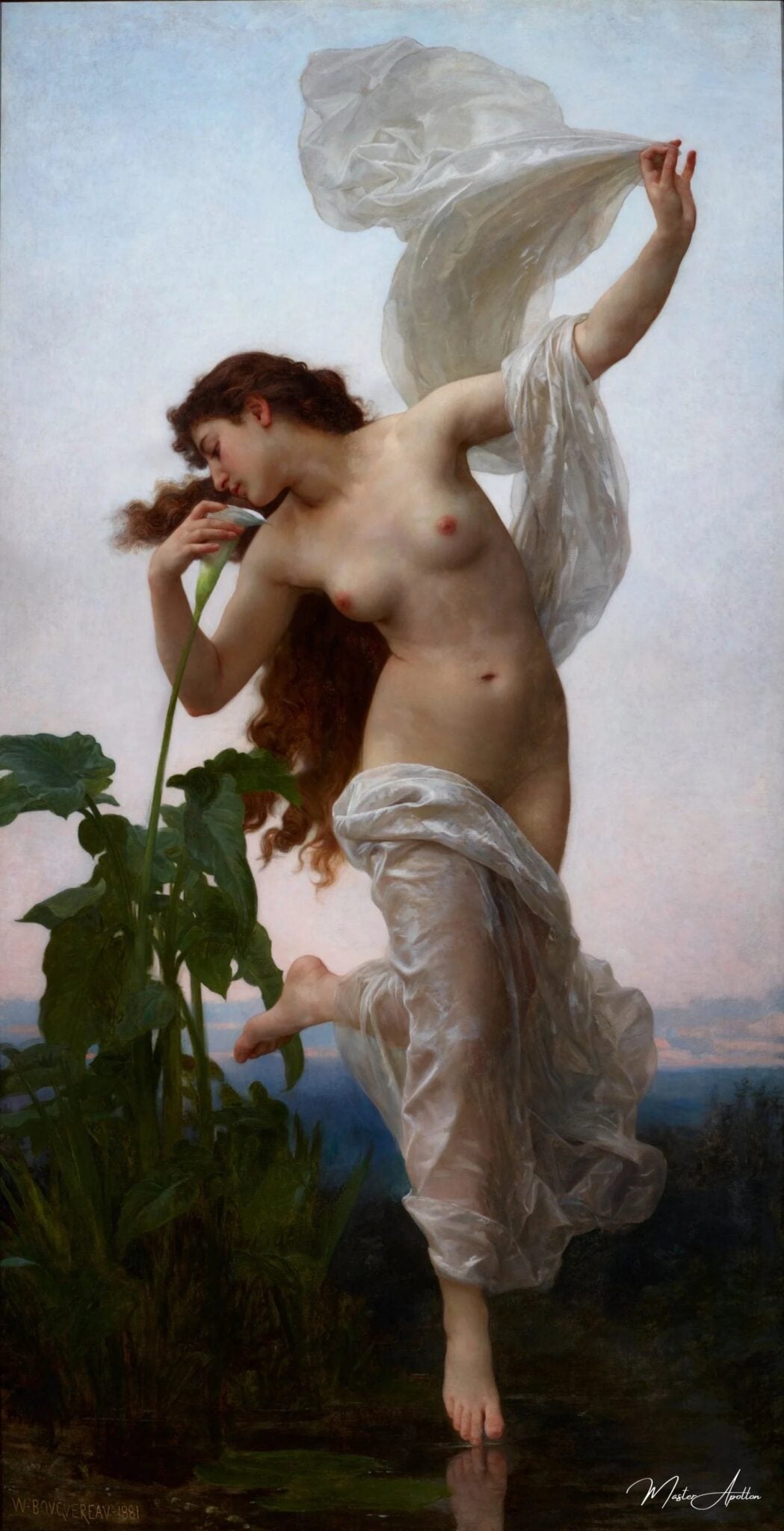 Morgonen - Bouguereau