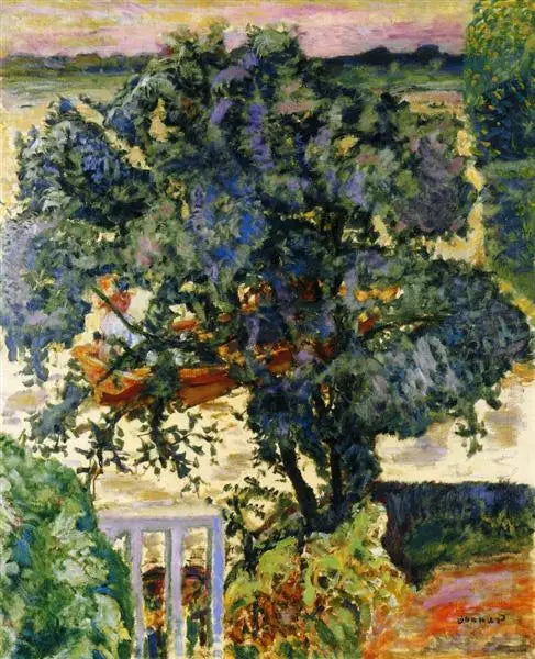 Trädet vid floden - Pierre Bonnard
