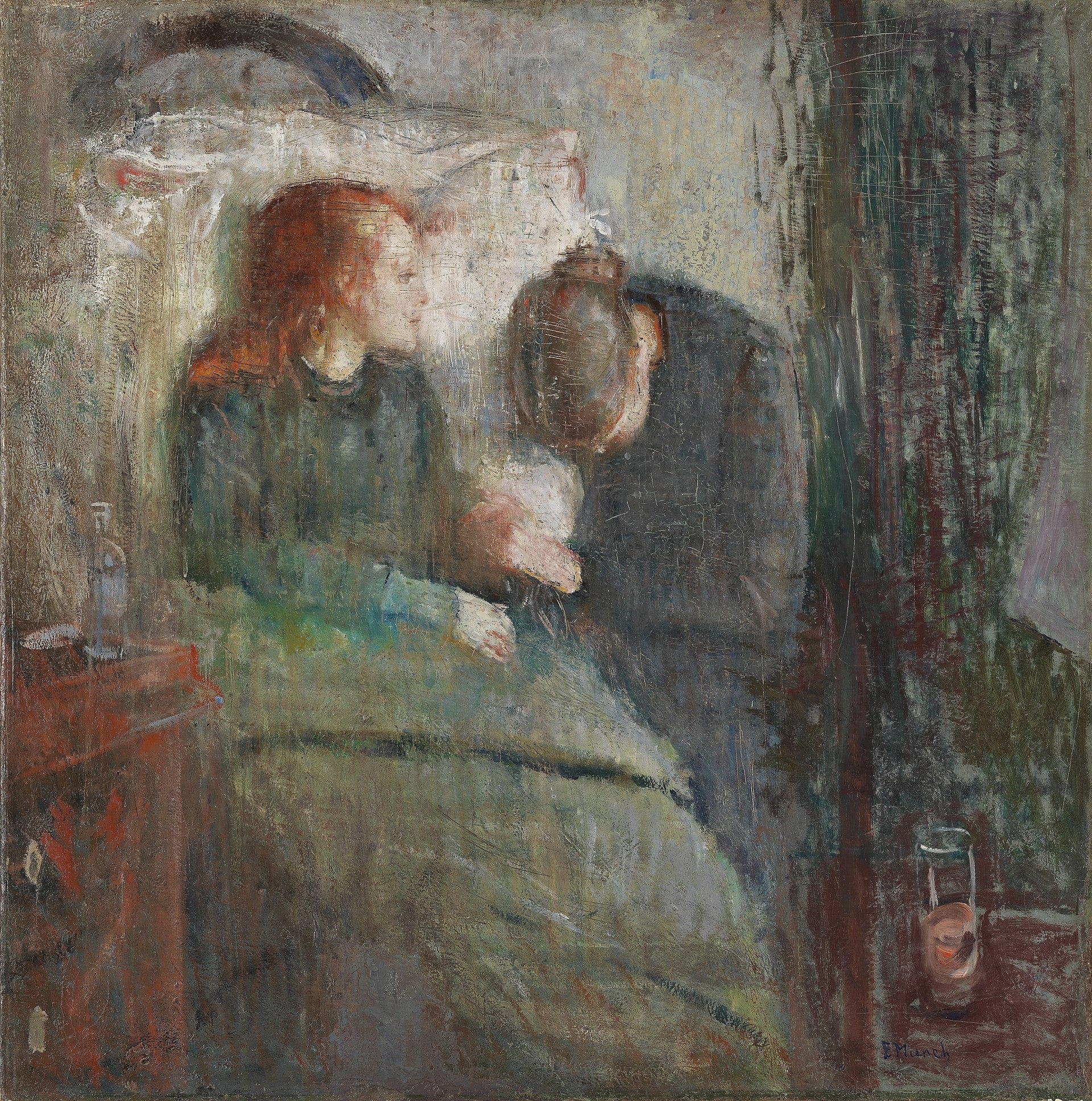 Den sjuka pojken - Edvard Munch