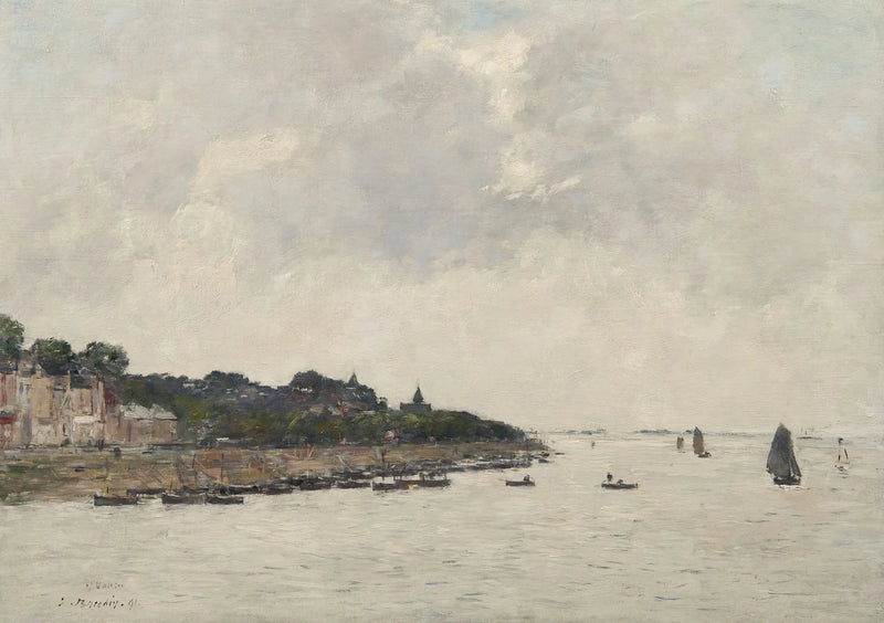 Estuaret av Somme i Saint-Valéry-sur-Somme - Eugène Boudin