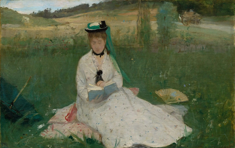 Den gröna parasollen - Berthe Morisot