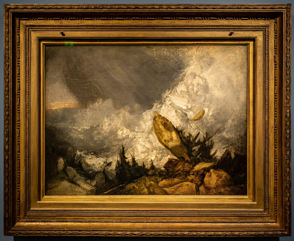 Snöskred i Graubünden - J. M. W. Turner