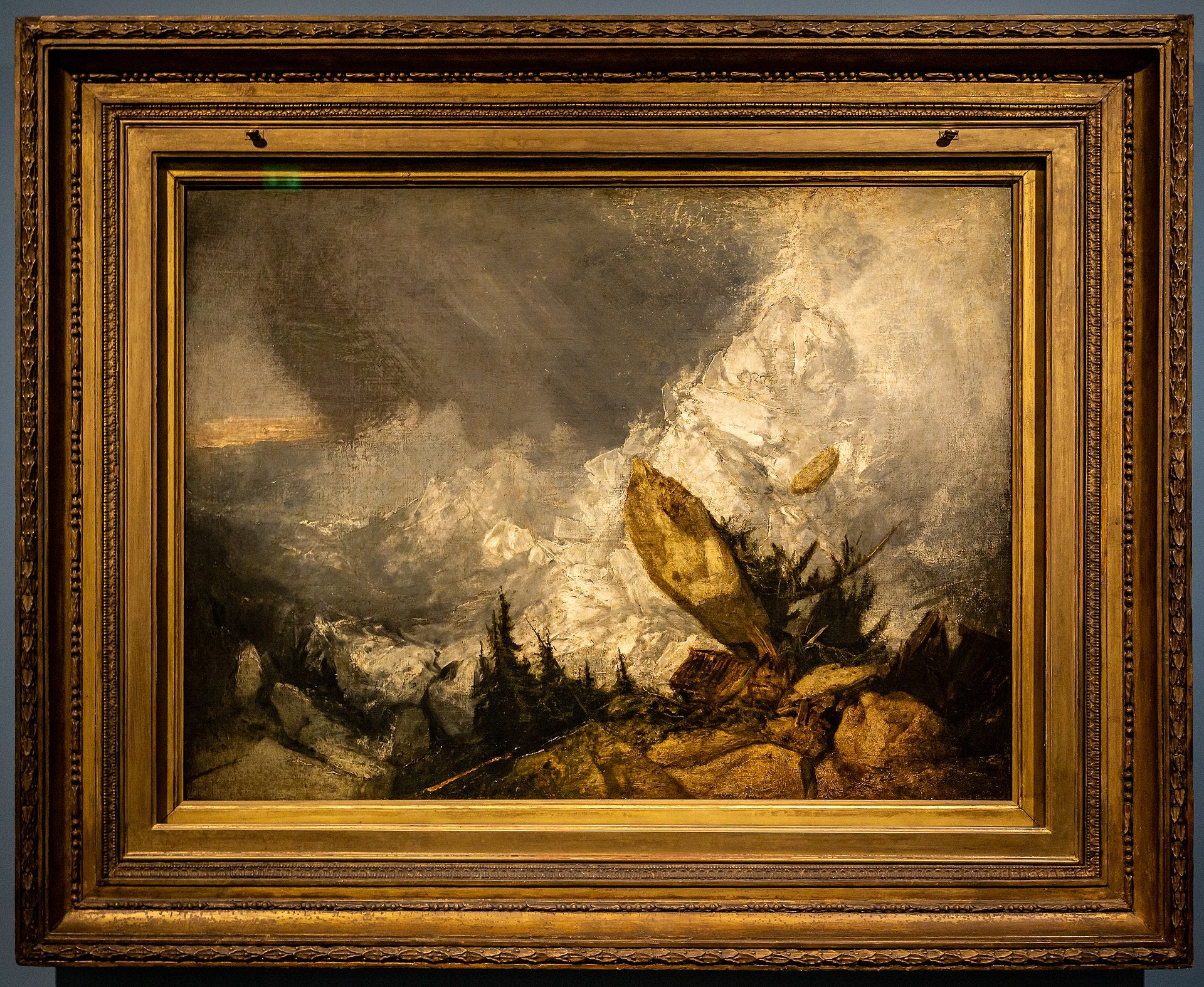 Snöskred i Graubünden - J. M. W. Turner